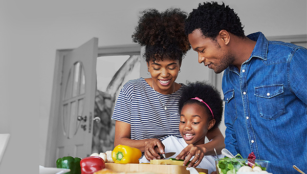 family cooking