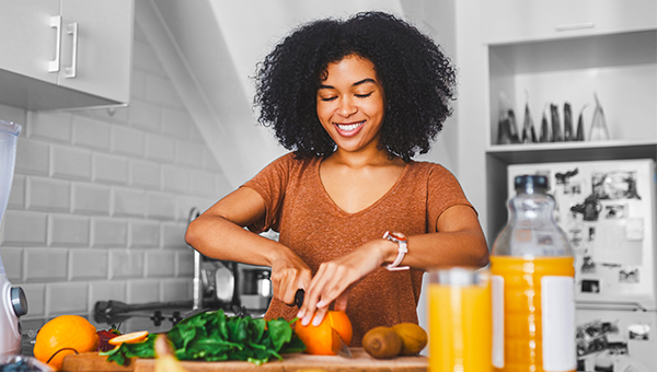 woman juicing